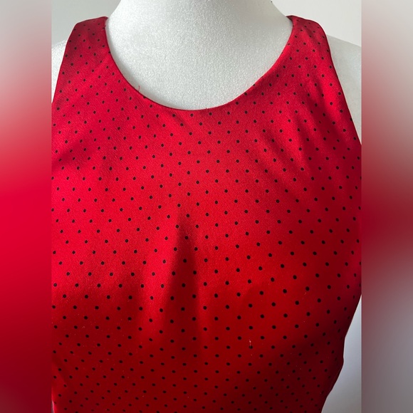 Lauren Ralph Lauren Red Halter Dress size 6 - Picture 3 of 5